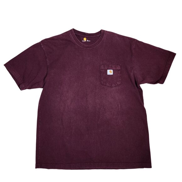 Carhartt Shirt Mens XL Utility Chore Work Wear Construction Front Pocket Rugged - Picture 1 of 5